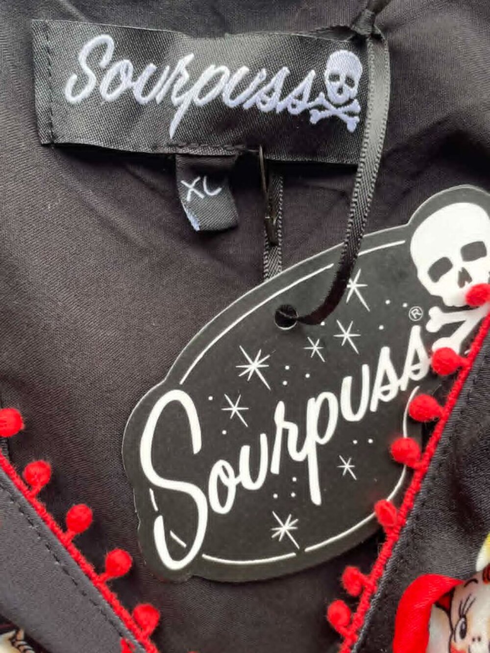 Sourpuss Kewpids Sweets Dress NWT XL Retro Rockabilly Cupid - Picture 6 of 8